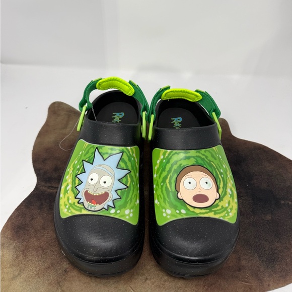 Cartoon Network Other - NWOT Cartoon Network Rick & Morty Slip ons with strap sz 12 (AZRNSH)